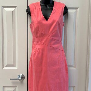Walter Baker W118 Salmon Pink Sheath Dress, Size Small